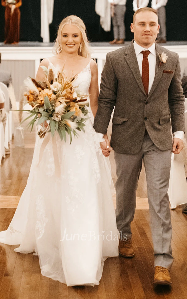 Wedding dress with petals cheap