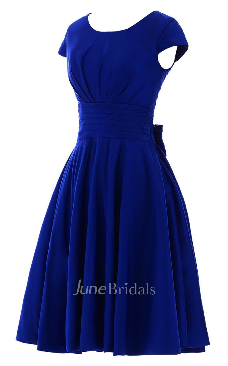 Blue V Neck Satin Long Prom Dress, Blue Satin Evening Dresses – shopluu