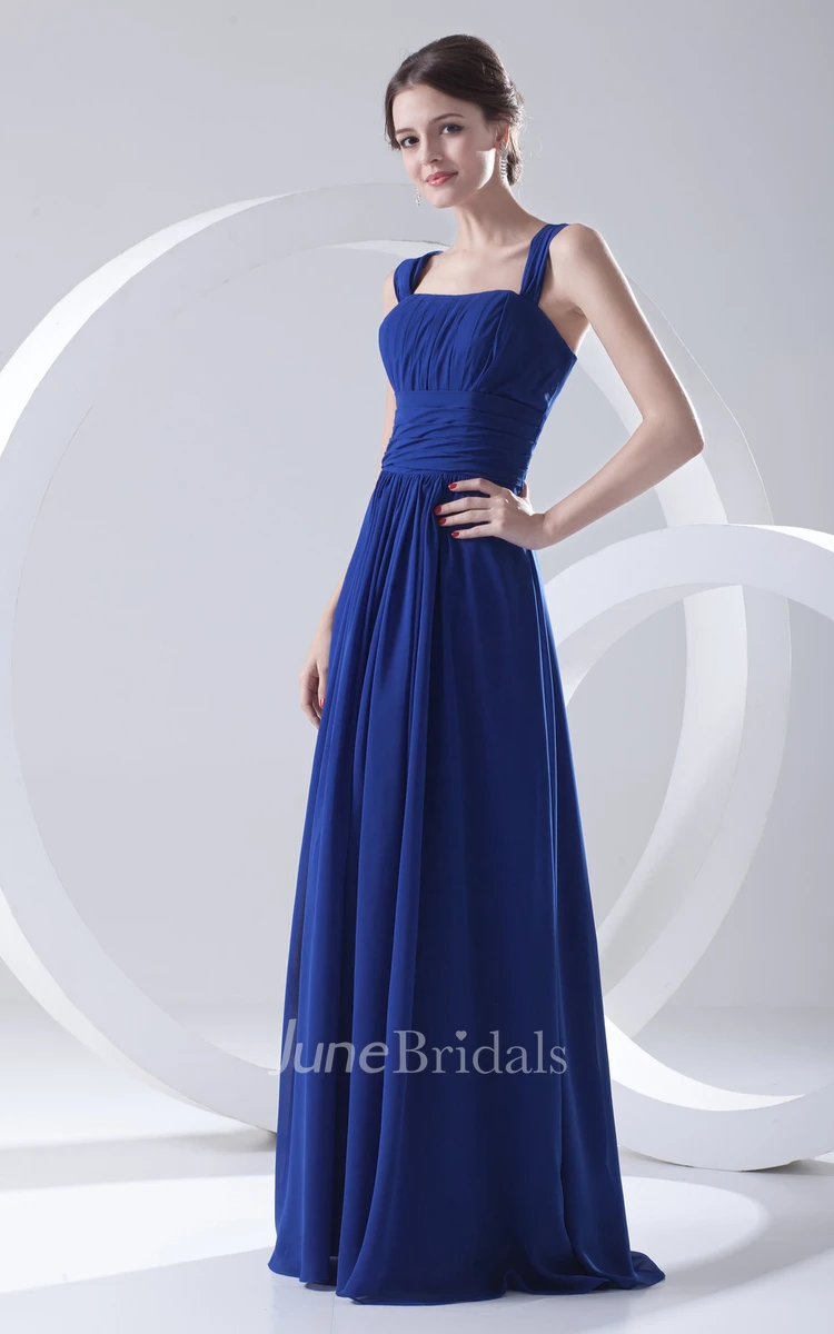 Maxi Ethereal Soft Flowing Fabric Dress With Draping And Straps