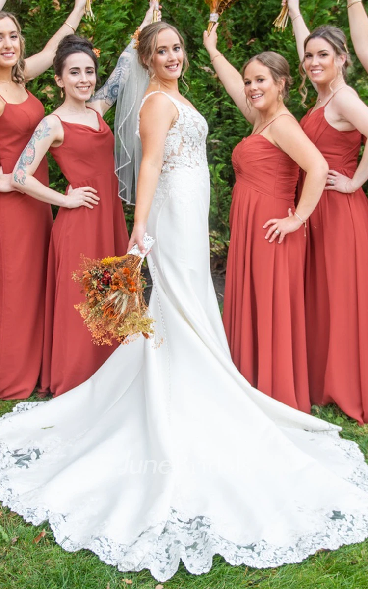 Red Country Wedding Dresses