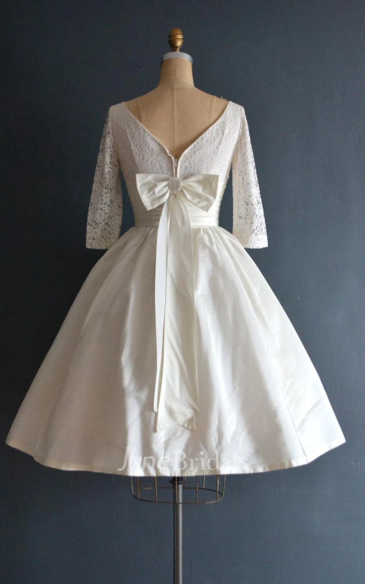 Brie 50S Wedding Vintage 1950S Wedding Dress