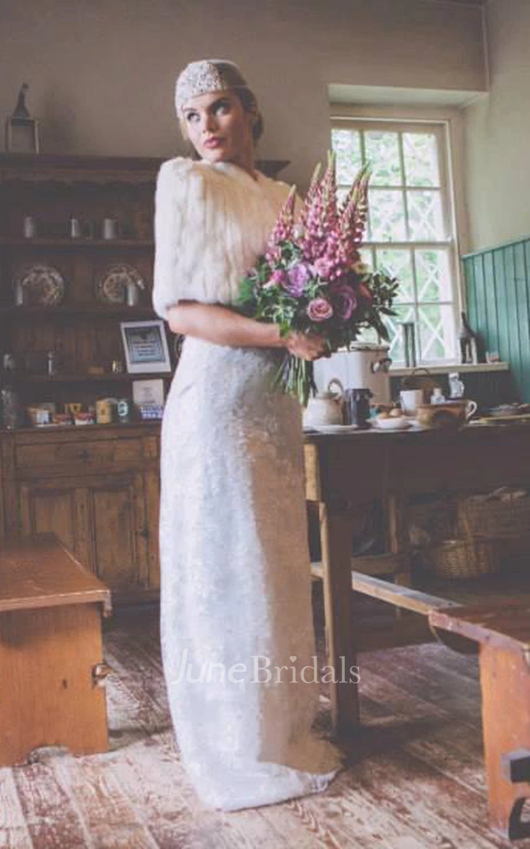 Jewel Sleeveless Long Tulle Wedding Dress With Sash And Bow