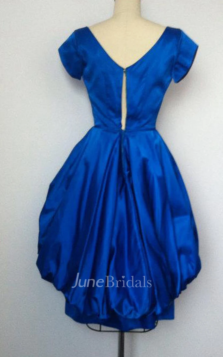 60S Electric Blue Vintage Dress