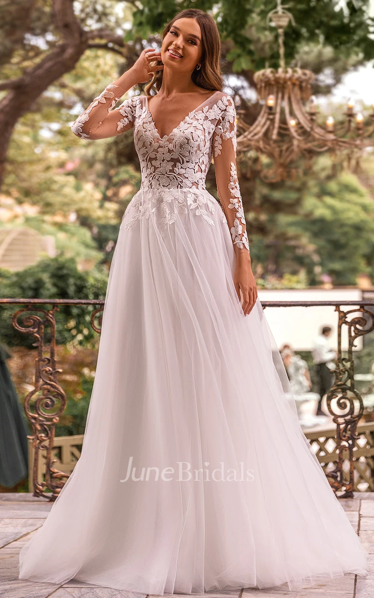 Vintage tulle wedding on sale dress