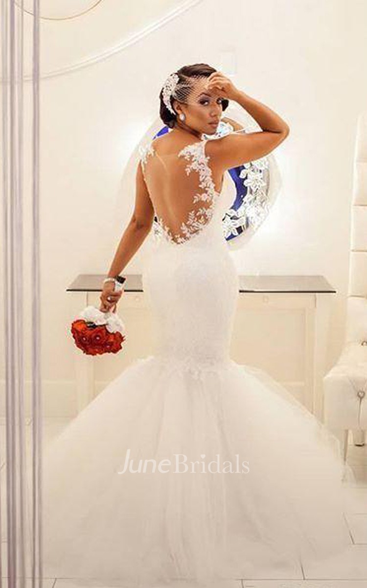 Mermaid short wedding on sale dress