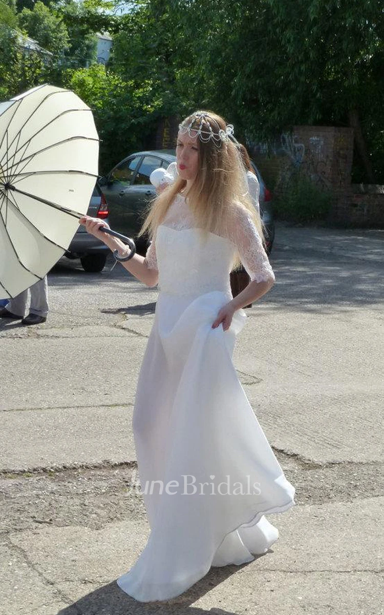 Boho Woodland Wedding Bridal Gown Vintage Style Wedding Dress