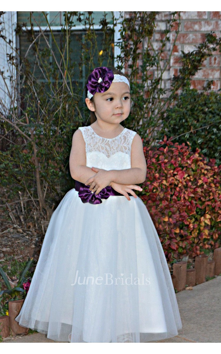 Flower girl dress fashion belt