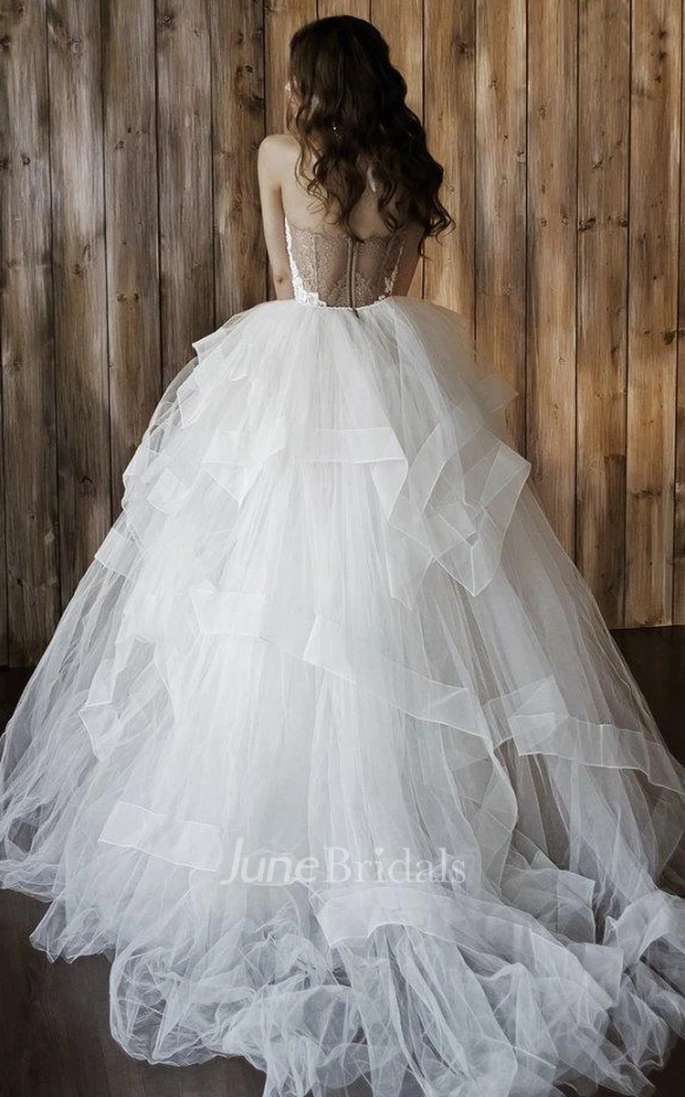 Chic Strapless Short Mini Wedding Dress with Detachable Sleeves