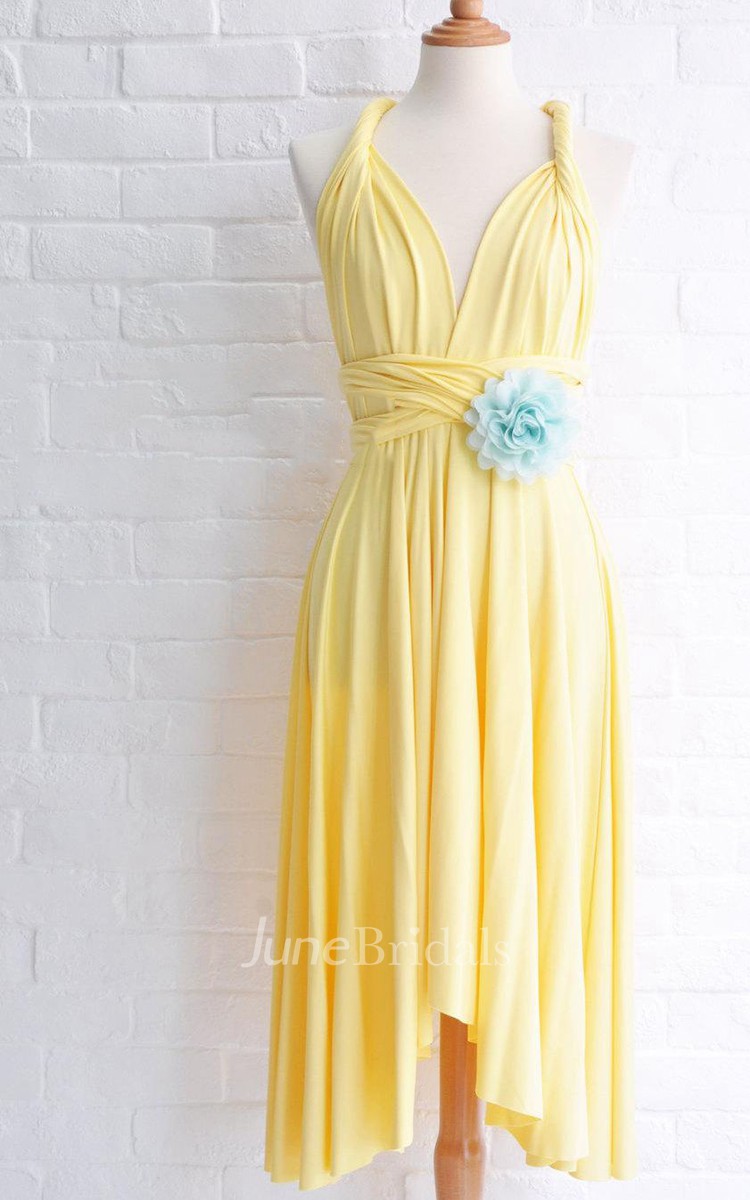 Infinity dress golden top yellow