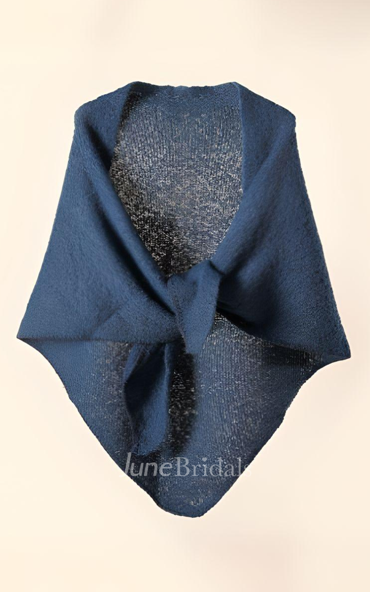 Navy Wedding Shawl